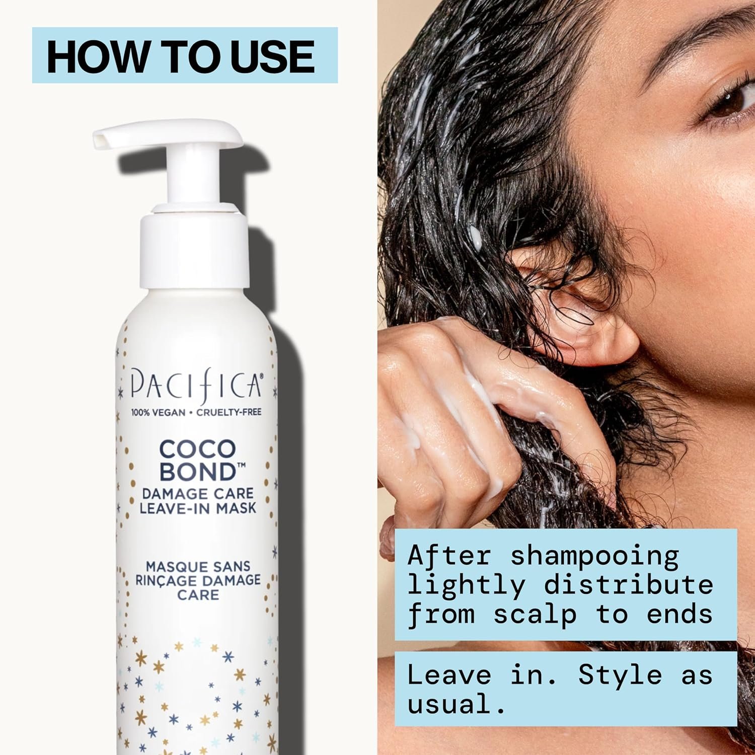 PACIFICA Beauty, Coco Bond Damage Care Leave-In Repair Mask Treatment, Dry & Damaged Hair from Bleach, Color, Chemical Services, Chlorine, & Heat, Coconut, Vegan - Image 11