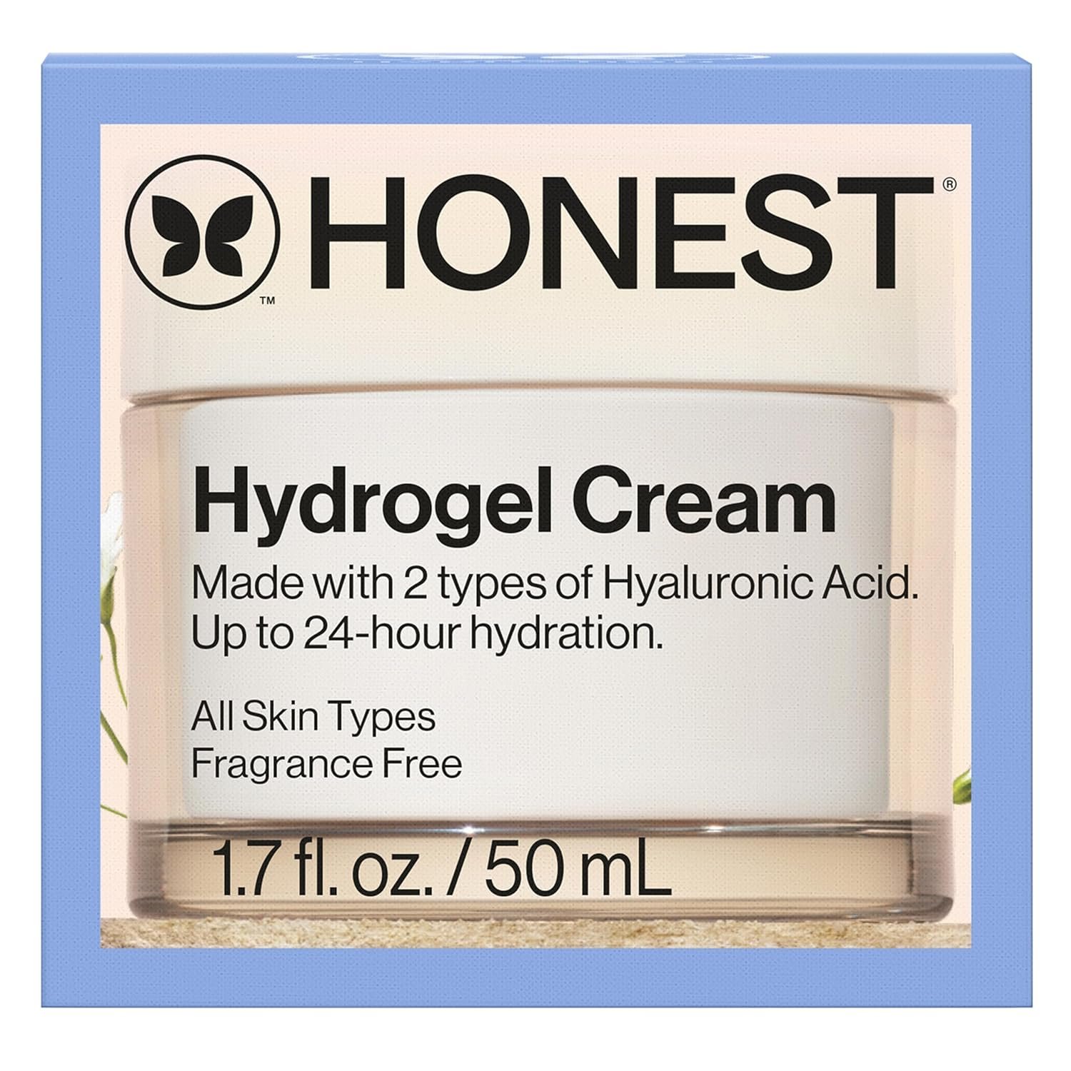 Honest Beauty Hydrogel Cream with Hyaluronic Acid, Lightweight Moisturizing Water, Gentle for Sensitive Skin, Fragrance-Free, Vegan 1.7, fl oz - Image 10