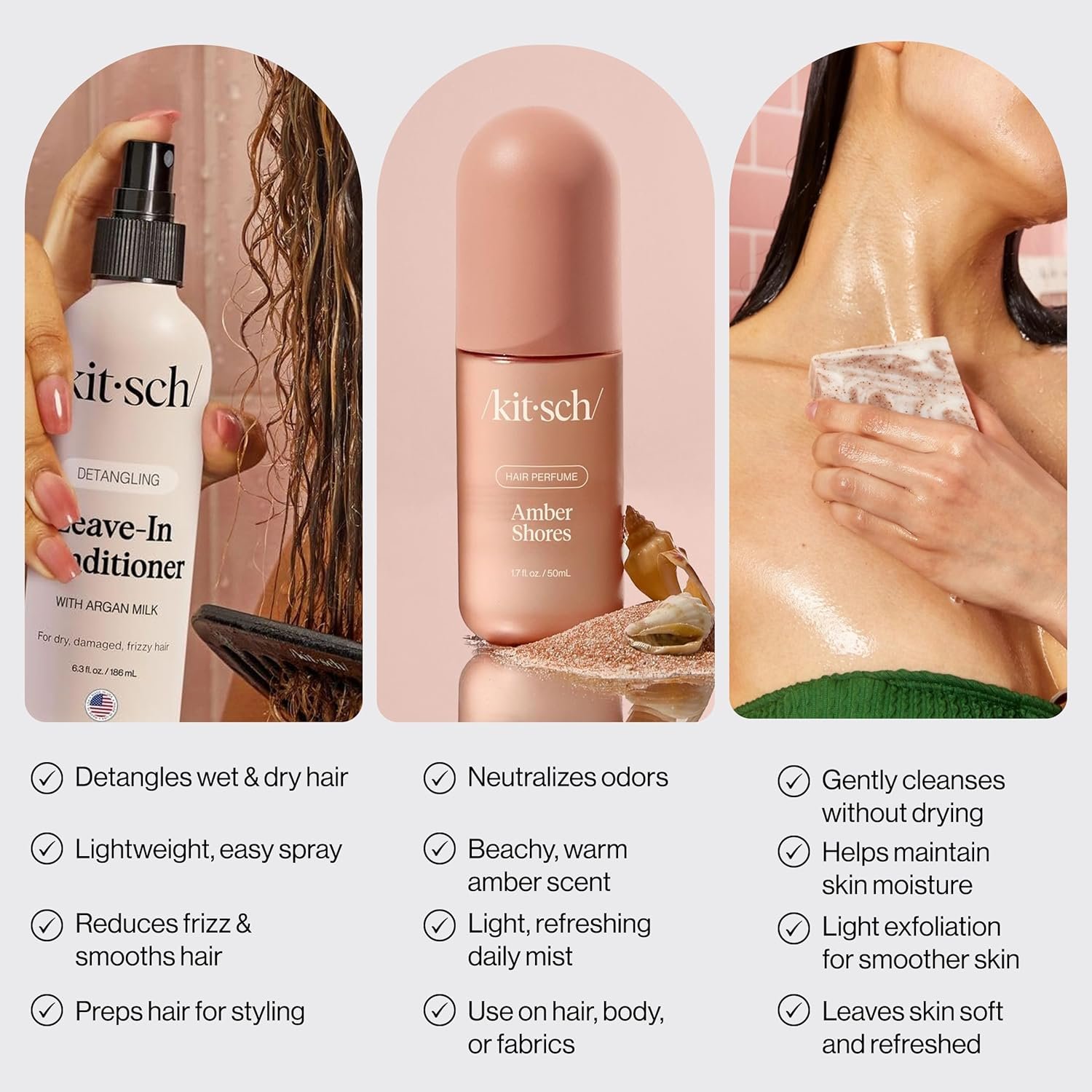 Kitsch Bundle Gift Set for Women – Luxury Hair & Body Self Care Gifts for Women with Everyday Pampering Essentials – Premium All-in-One Beauty & Wellness Set for Personal Use & Special Occasions - Image 8