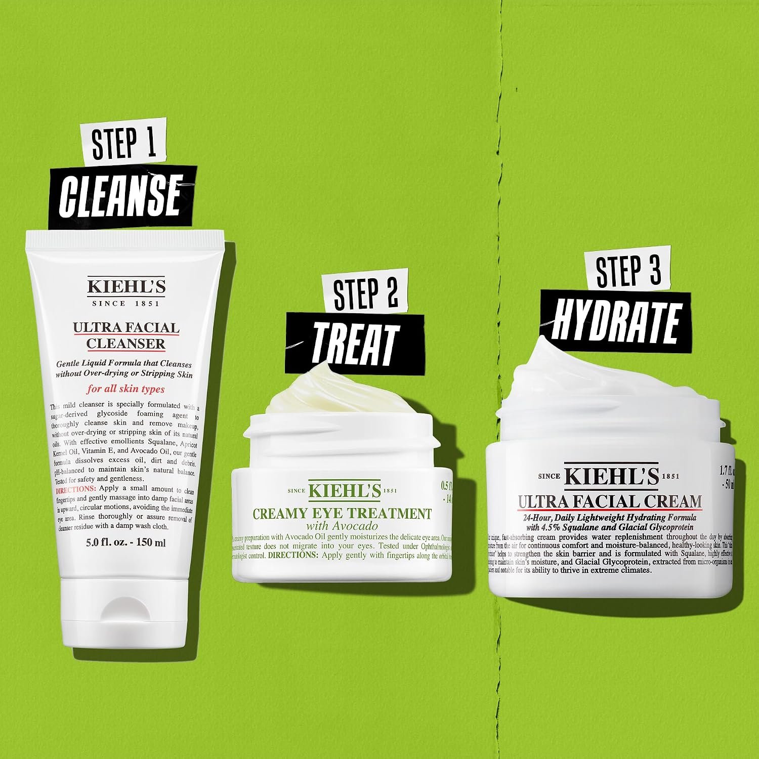 Kiehl's Avocado Eye Treatment, Under Eye Cream for Puffiness and Dark Circles, with Caffeine to Correct Bags, 99% Naturally Derived Non-Toxic Formula - Image 7