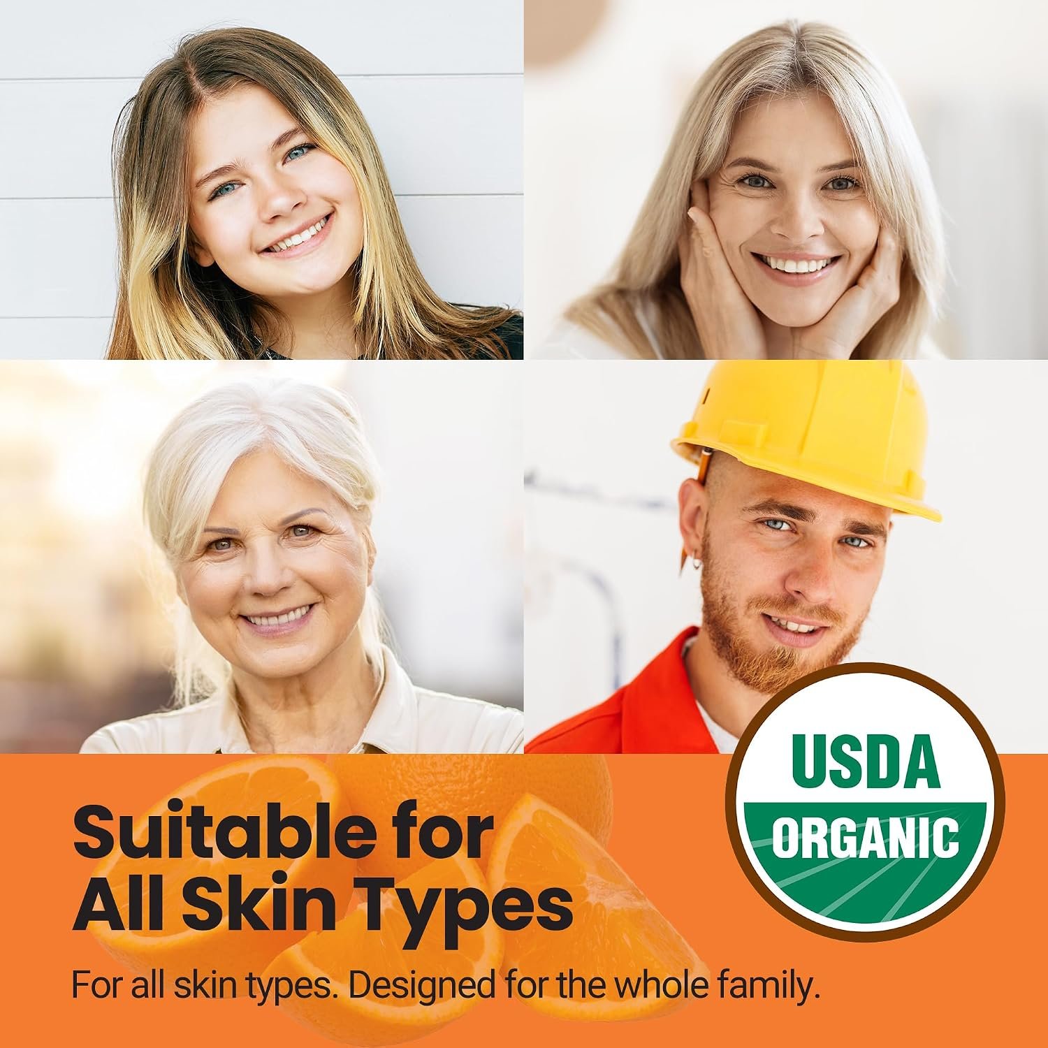 | USDA Organic Orange Hand Salve – Over 50% Jojoba Oil with Beeswax & Avocado Oil – ich Conditioning Balm for Dry Hands, Feet & Cuticles – 2 oz (60 g) - Image 6