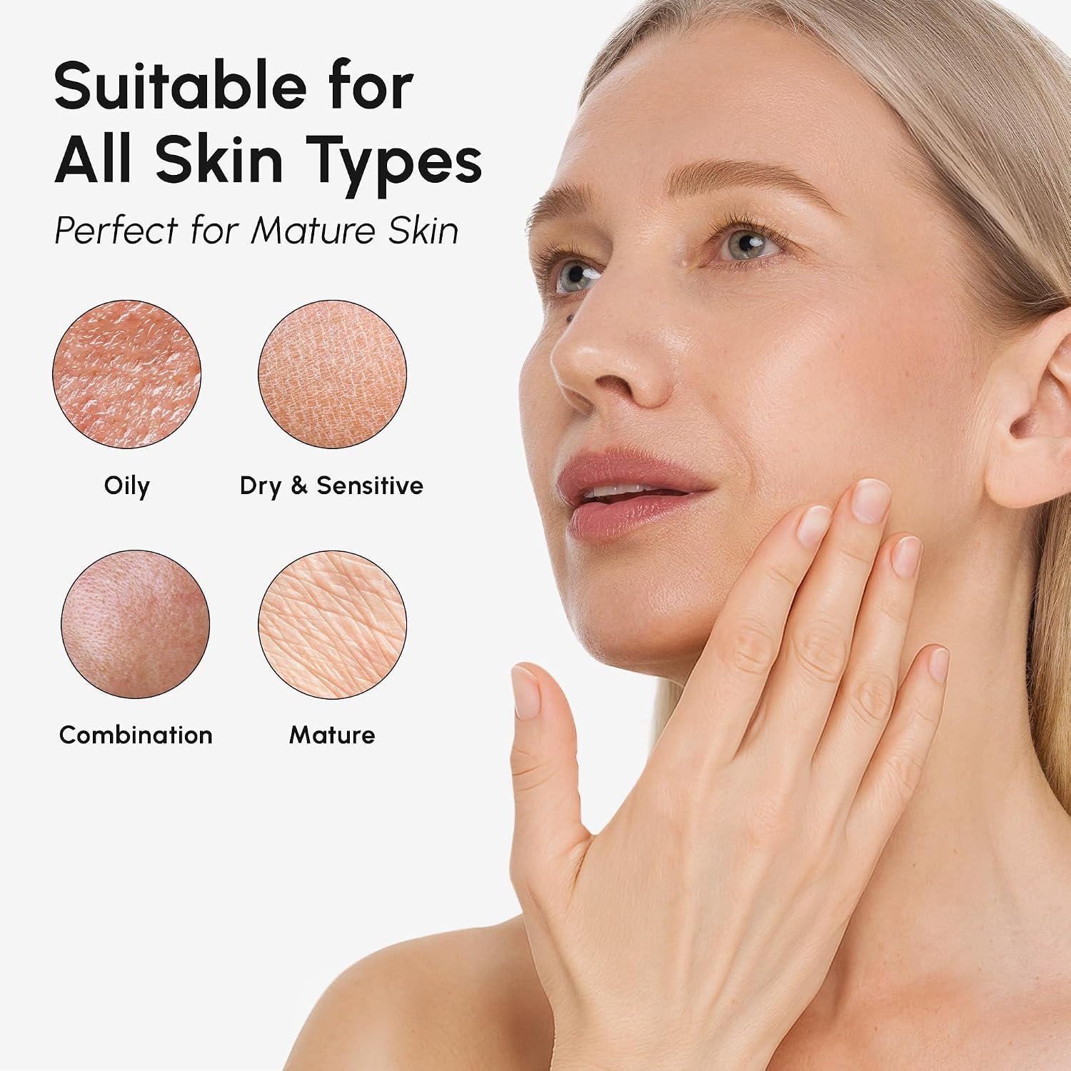 MAREE Face Moisturizer Retinol Cream for Face – Daily Wrinkle Cream for Women – Anti-Aging Face Cream – Facial Moisturizer with Collagen – Crema Hidratante Para la Cara for Skin Tightening - Image 7