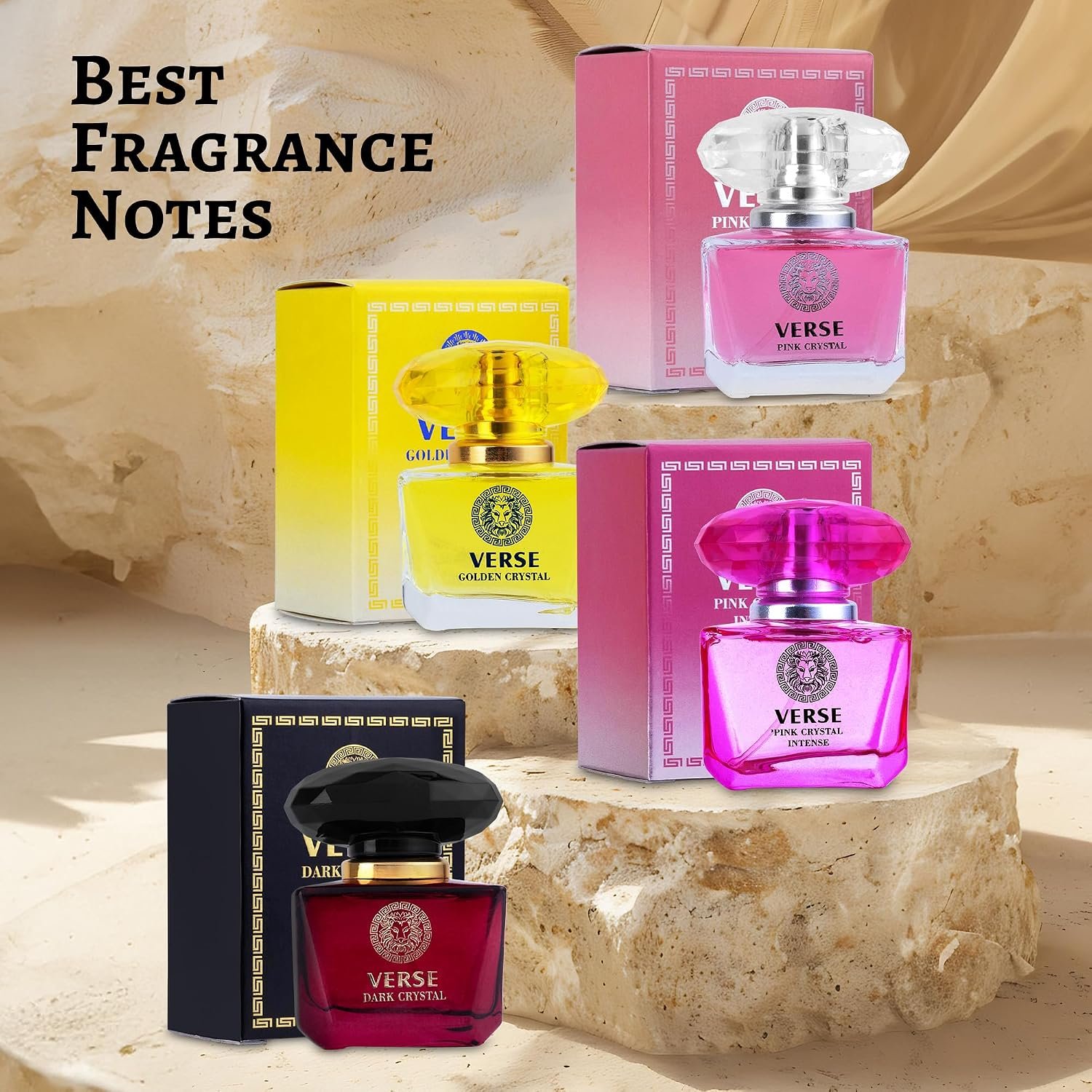 NovoGlow Verse 4-Piece Mini Fragrance Set for Women Light One - Refreshing Combinations of Floral, Fruity & Woody Scents -Ideal EDP Beauty Gift for Birthday, Anniversary Infinity Breeze - Image 3