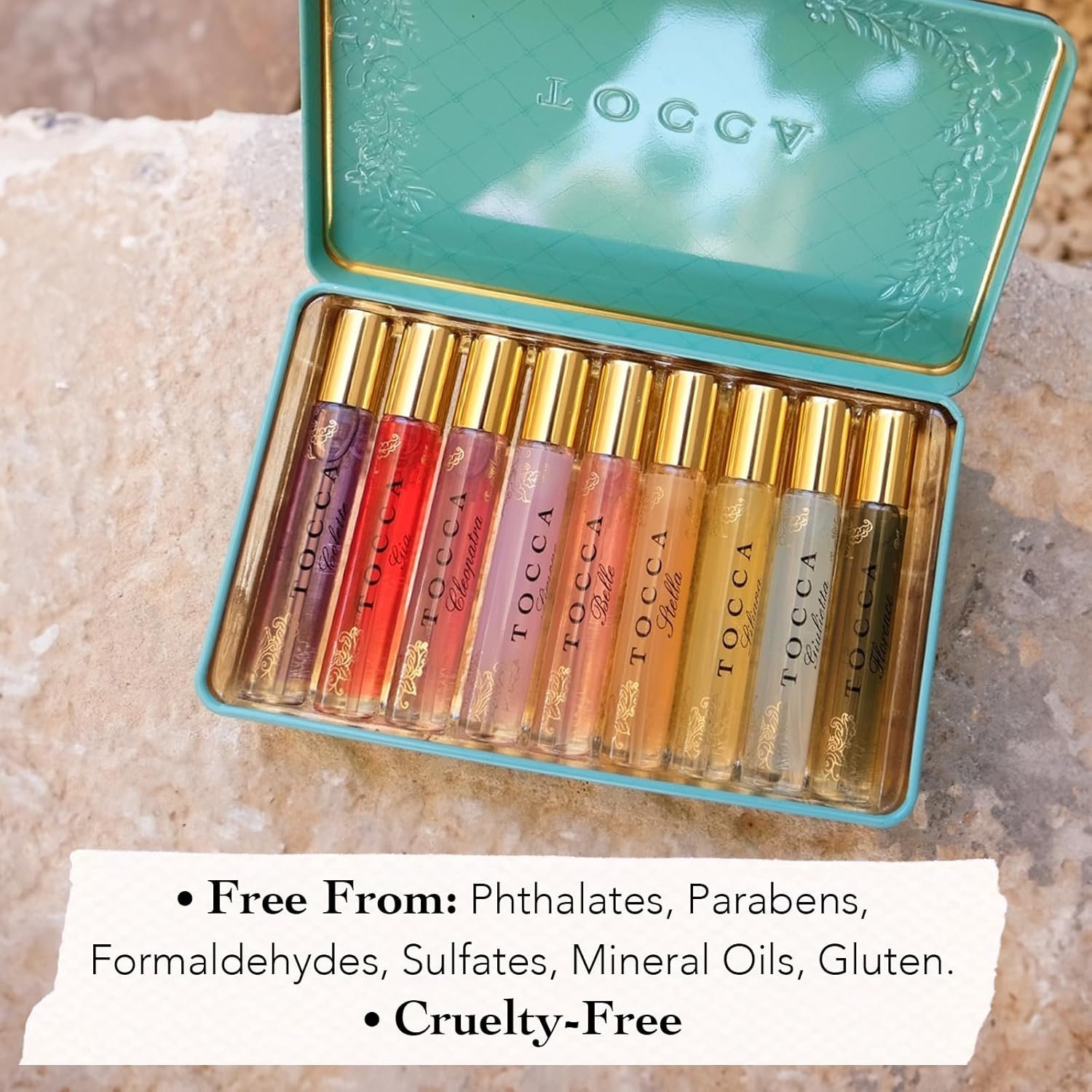 Tocca Luxury Fragrance Wardrobe - Set of 9 Travel Size Women's Perfumes in Giftable Tin Case ($101 Value), Includes Florence, Cleopatra, Stella, Giulietta, Simone, Colette, Liliana, Gia & Belle - Image 7