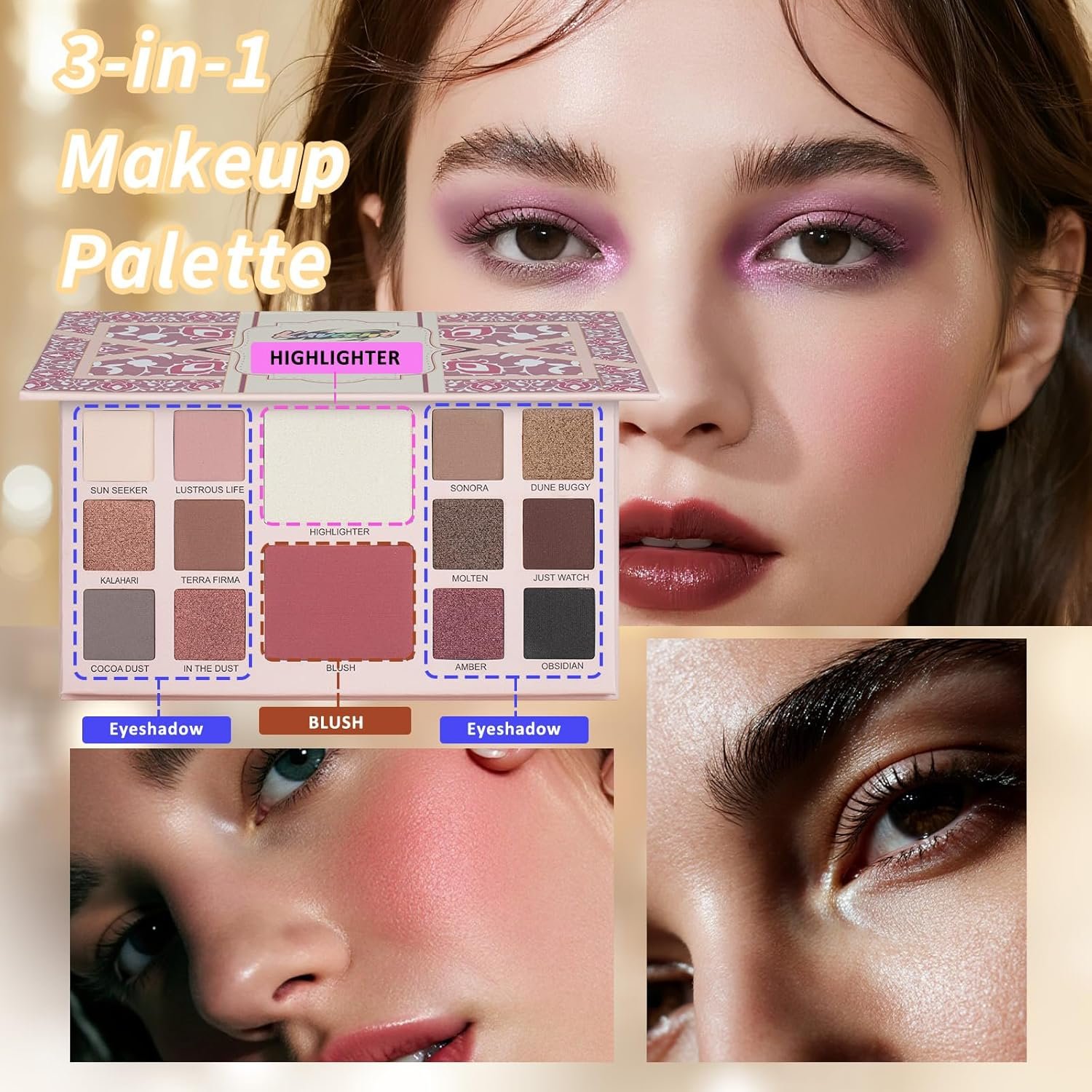 Makeup Kit for Women full Kit Makeup Set for Teens Girls Teenagers Eyeshadow Palette Foundation Makeup Gift Set for Women Makeup Kit for Teens - Image 3