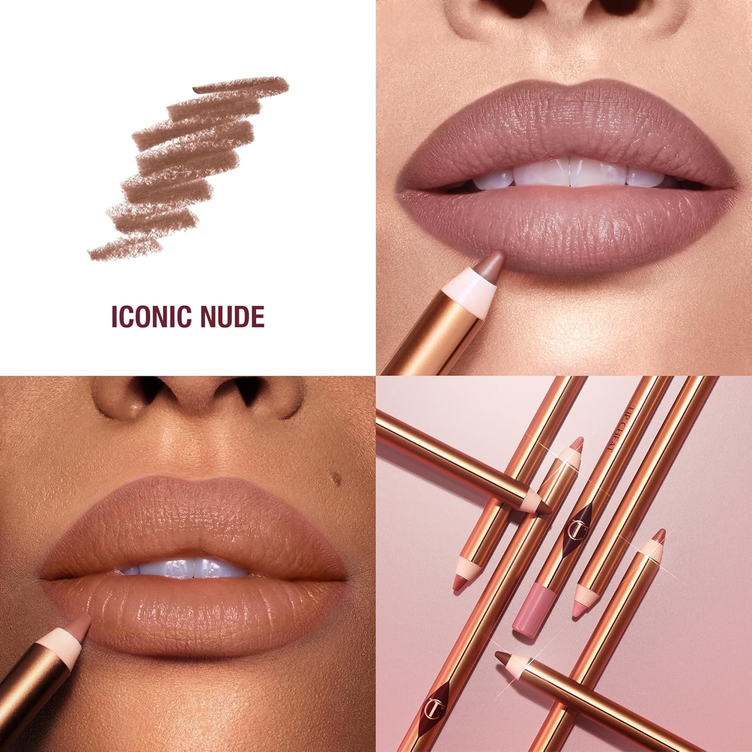 Charlotte Tilbury Lip Cheat Lip Liner Pencil - Gives Lips a Fuller-Looking, Defined Pout - Enriched with Jojoba Oil & Hyaluronic Acid - Waterproof, Smudge-Proof & Transfer-Proof - Image 2
