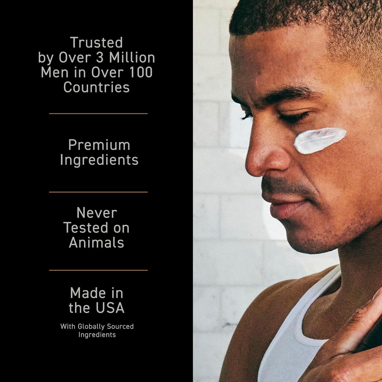 Brickell Men's Restoring Under Eye Cream for Men, Anti Aging Eye Balm To Reduce Puffiness, Wrinkles, Dark Circles, Crows Feet & Eye Bags, Caffeine, Hyaluronic Acid & Protein Peptides, 0.5oz, Unscented - Image 9