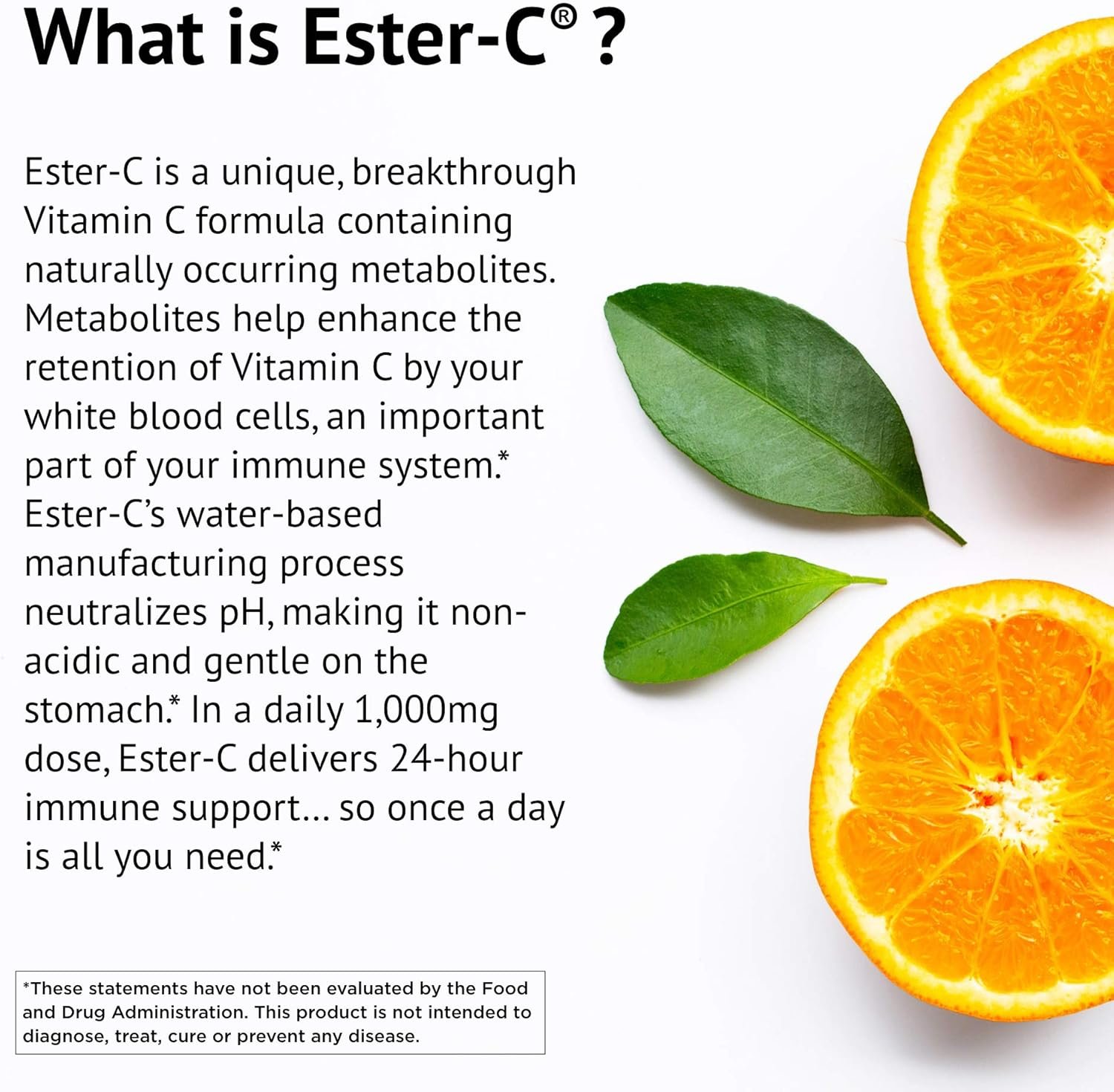 American Health Ester-Vitamin C with Citrus Bioflavonoids 500 Milligrams 240 Capsules - Image 4