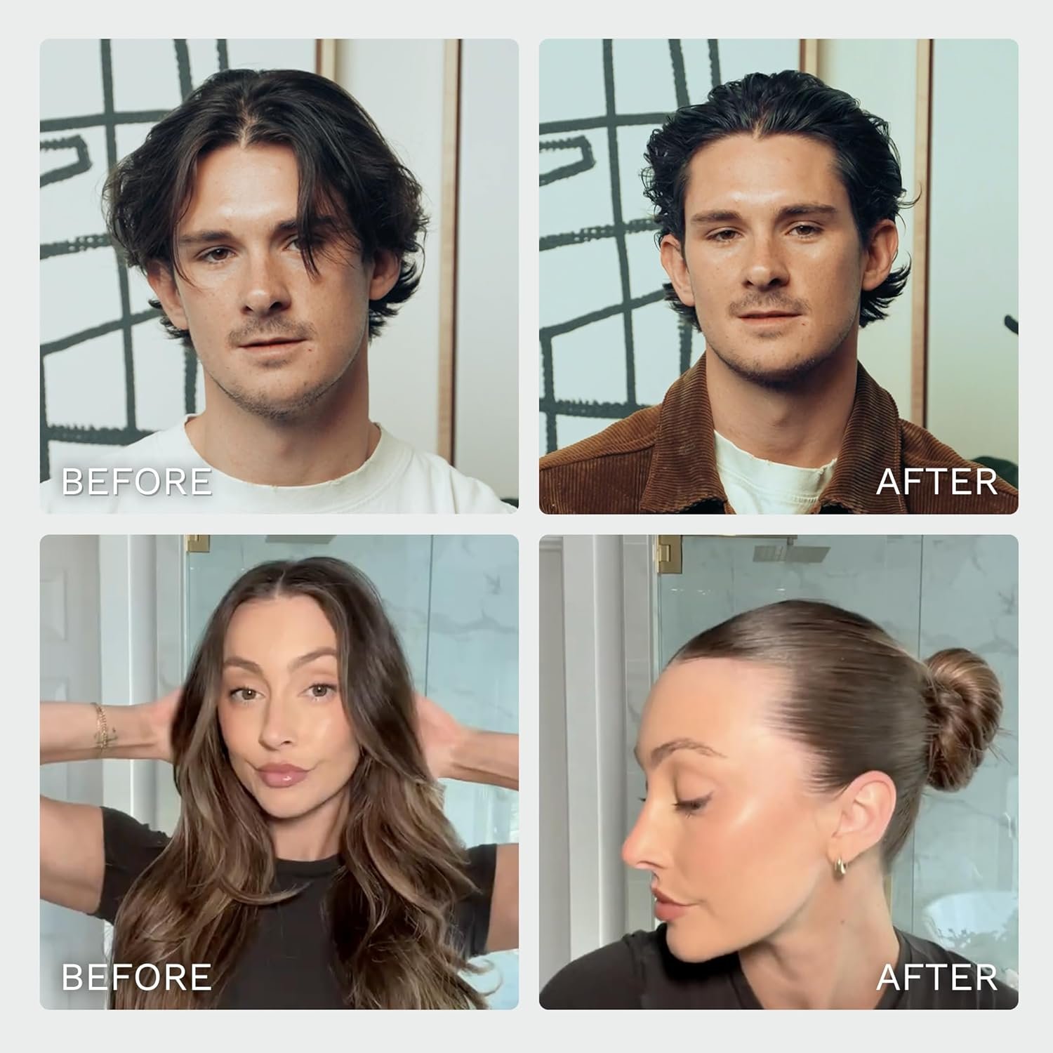 Highland Glacial Hair Clay Pomade - Award winning hair styling clay for men and women made with 100% all natural and organic ingredients that promote hair and scalp health. Low shine, Medium Hold. - Image 3