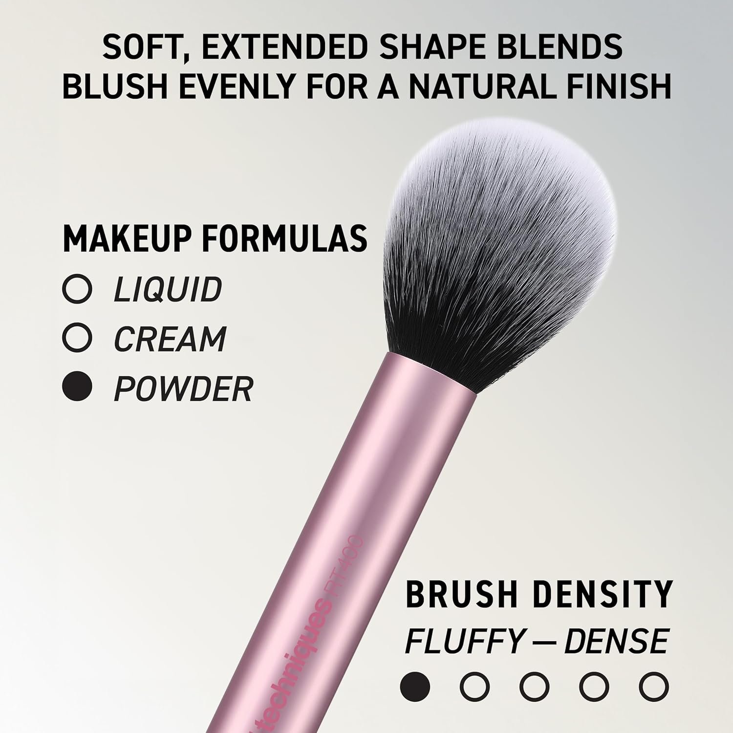Real Techniques 6 Piece Everyday Essentials Makeup Brush Set, Includes 4 Brushes & 2 Makeup Sponges, For Foundation, Blush, Bronzer, Contour, Eyeshadow, & Powder, Travel Gift Set, Cruelty-Free & Vegan - Image 5