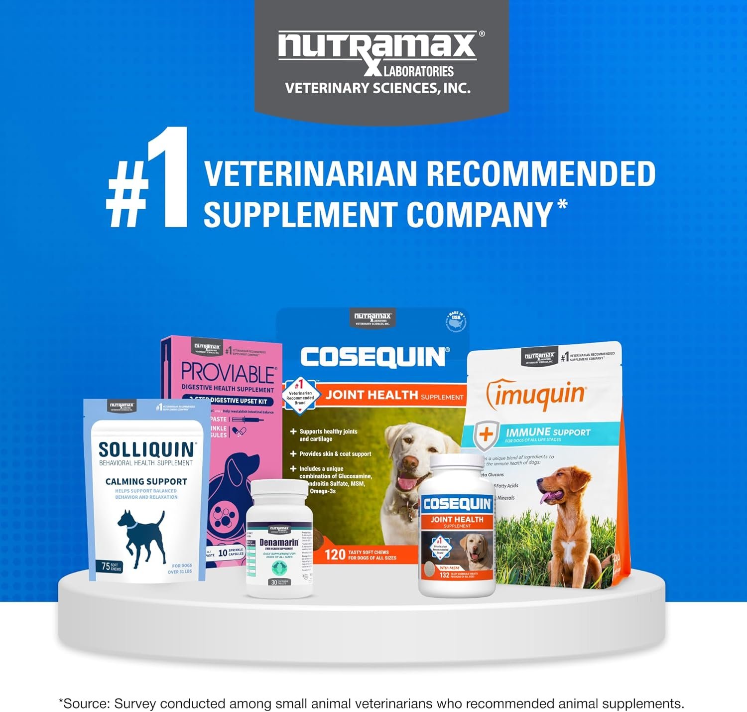 Nutramax Cosequin for Dogs Joint Health Supplement, Contains Glucosamine for Dogs, Plus Chondroitin and MSM, Supports Healthy Joints, For All Breeds and Sizes, Chewable Tablets, 132 Count - Image 8