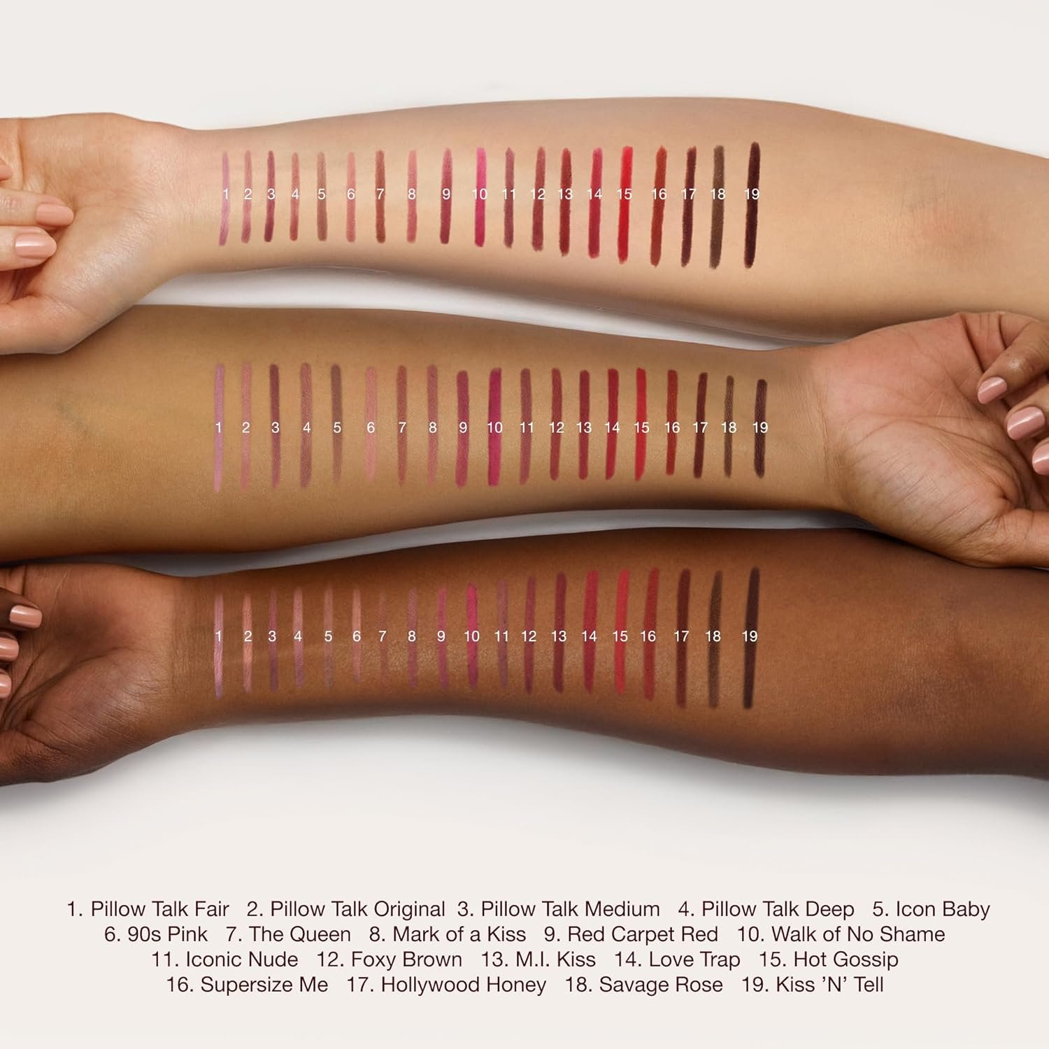 Charlotte Tilbury Lip Cheat Lip Liner Pencil - Gives Lips a Fuller-Looking, Defined Pout - Enriched with Jojoba Oil & Hyaluronic Acid - Waterproof, Smudge-Proof & Transfer-Proof - Image 12