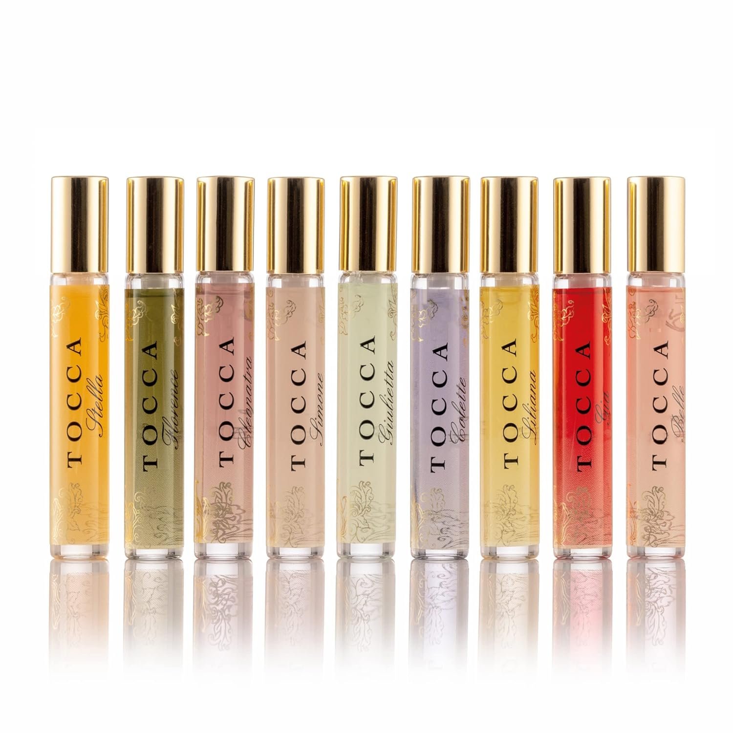 Tocca Luxury Fragrance Wardrobe - Set of 9 Travel Size Women's Perfumes in Giftable Tin Case ($101 Value), Includes Florence, Cleopatra, Stella, Giulietta, Simone, Colette, Liliana, Gia & Belle - Image 2
