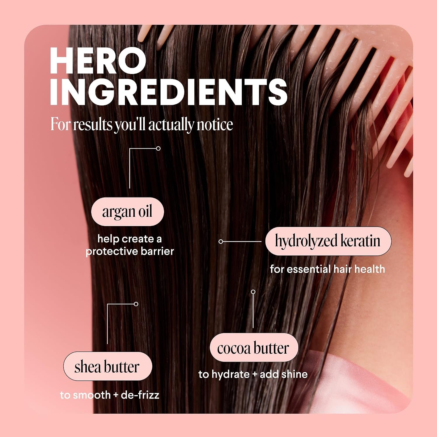 MONDAY HAIRCARE Repair Shampoo and Conditioner Set (2 Count) 12 oz For Dry to Damaged Hair Made with Keratin, Coconut Oil, Shea Butter, and Vitamin E - Image 4