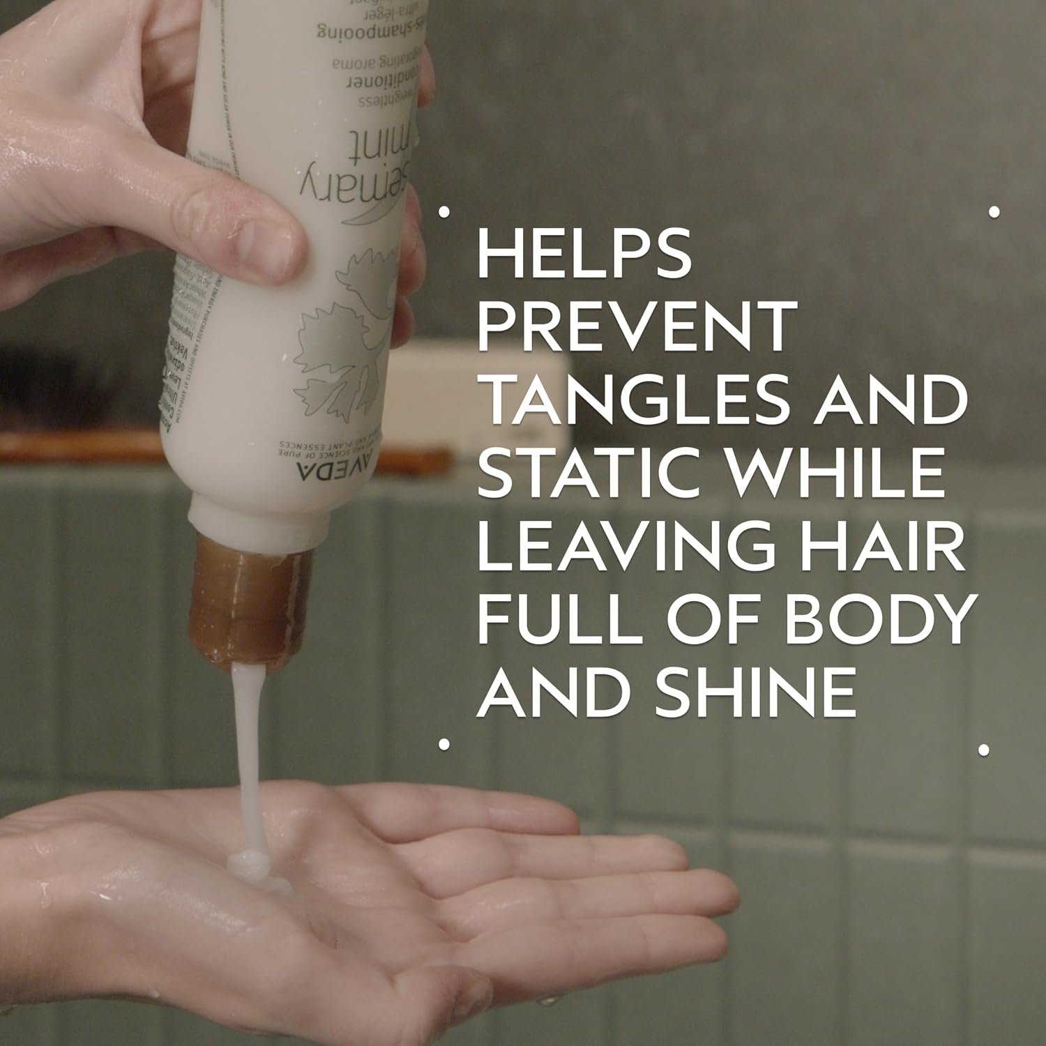 Aveda Rosemary Mint Weightless Conditioner | Lightweight Daily Conditioner | Adds Body & Shine| For Normal to Oily Hair, Fine to Medium Hair | Invigorating Aroma | 97% Naturally Derived - Image 3