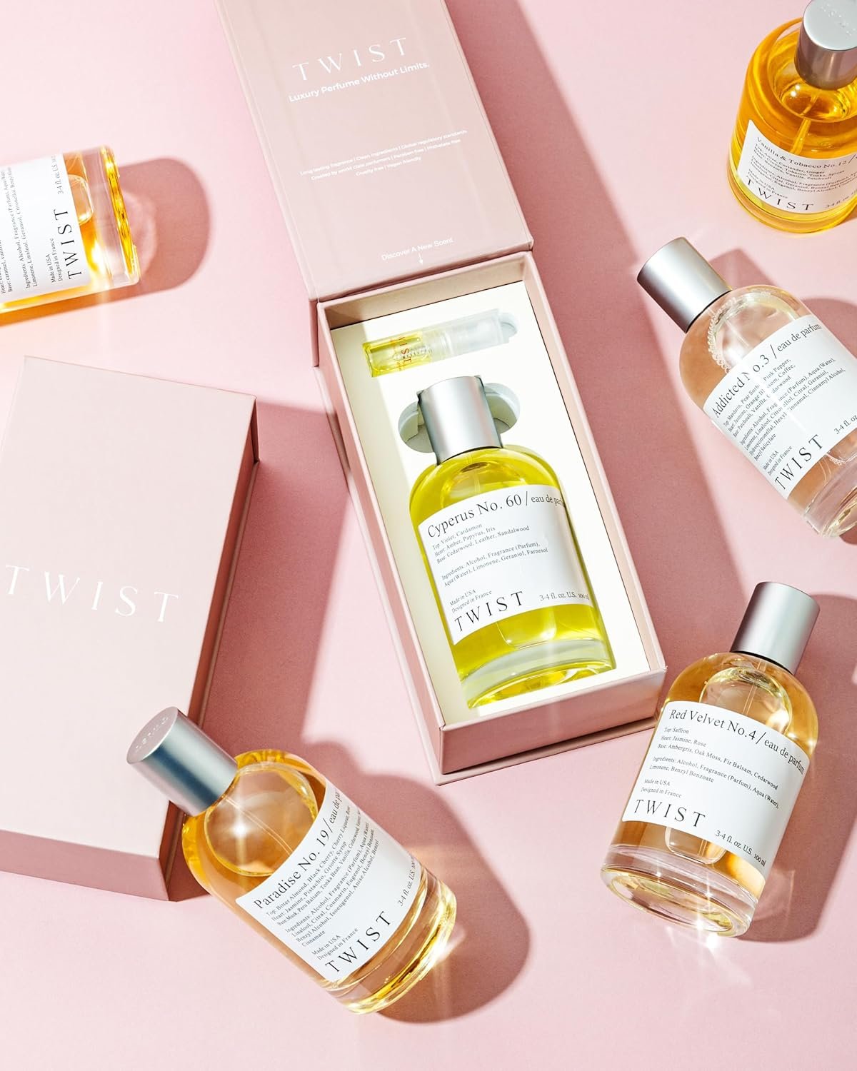 Twist - Stars No. 17 - Eau De Parfum Inspired by Burb. Her, Long-Lasting Perfume For Women, Strawberry & Vanilla, Vegan, Clean Ingredients, Fragrance - Spray 100 ml | 3.4 fl. oz. - Image 5
