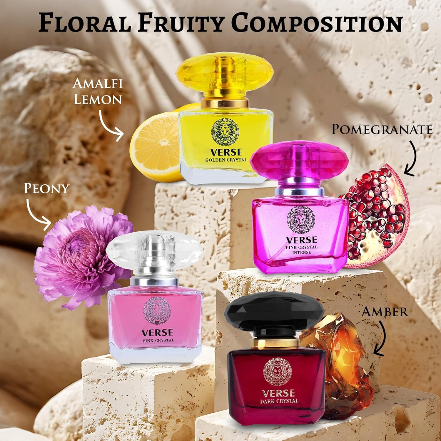 NovoGlow Verse 4-Piece Mini Fragrance Set for Women Light One - Refreshing Combinations of Floral, Fruity & Woody Scents -Ideal EDP Beauty Gift for Birthday, Anniversary Infinity Breeze - Image 2