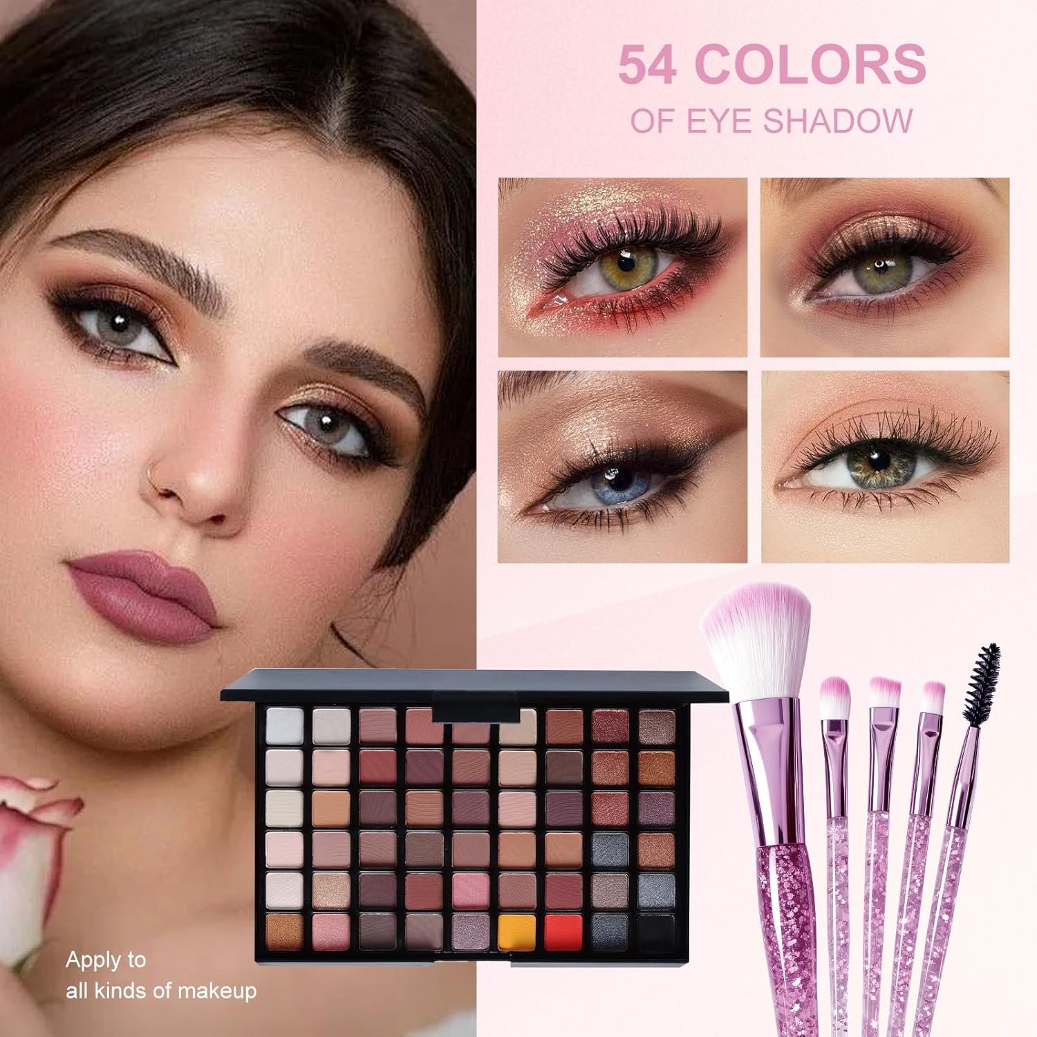Makeup Set Full Kit for Women Teens Girls,makeup kit for teens,Beginner Make up Sets,Travel Friendly Makeup Gift Set,makeup kits for women,All in One Make up Kit - Image 3