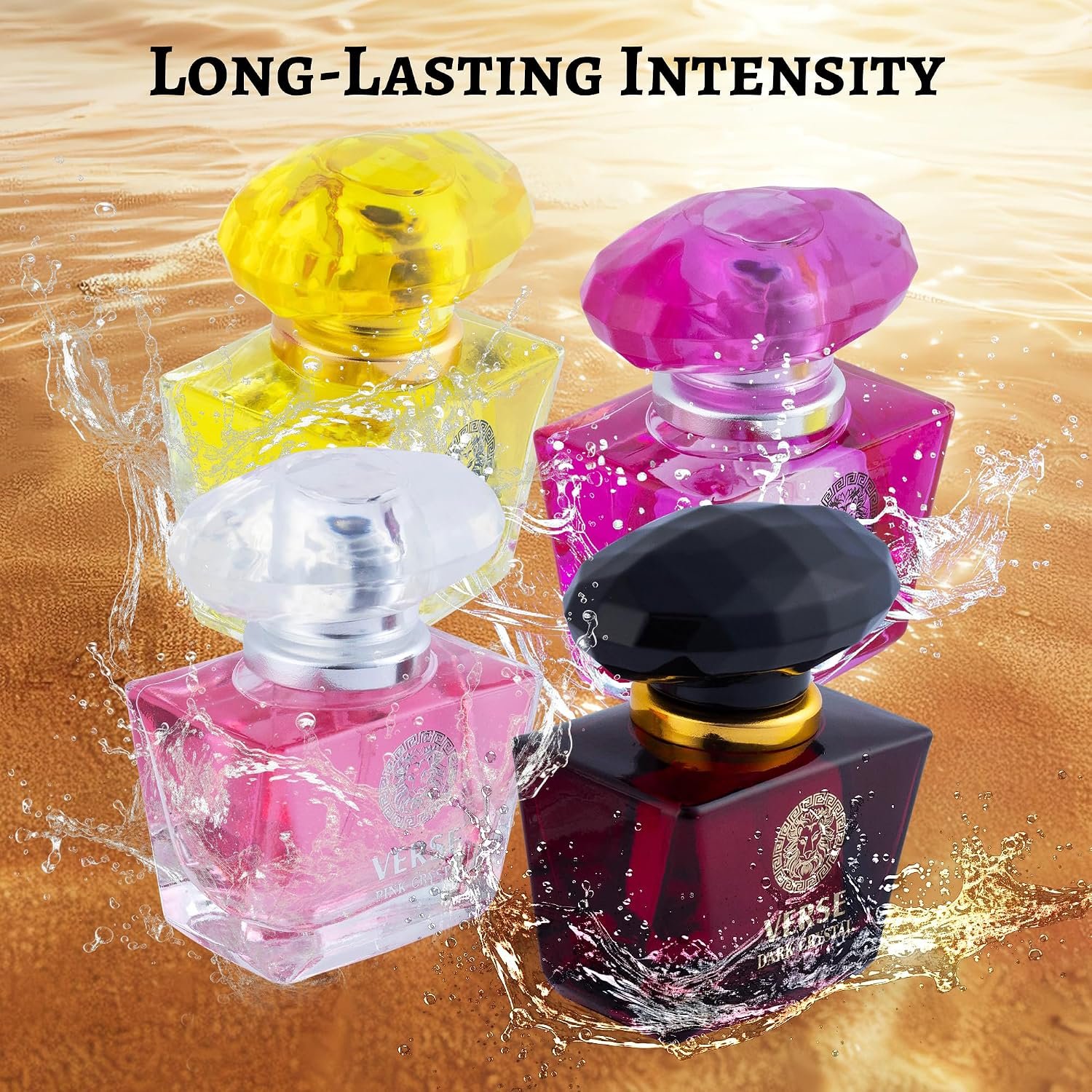 NovoGlow Verse 4-Piece Mini Fragrance Set for Women Light One - Refreshing Combinations of Floral, Fruity & Woody Scents -Ideal EDP Beauty Gift for Birthday, Anniversary Infinity Breeze - Image 4