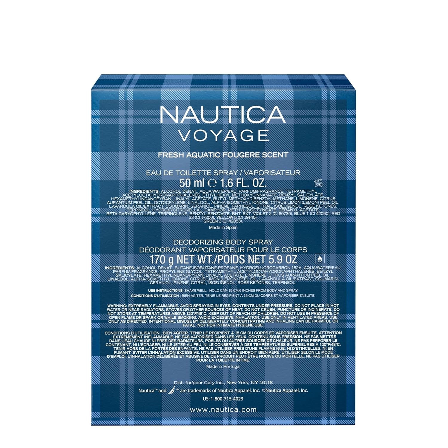 Nautica Voyage Giftset, 1.6 fl oz EDT + 5.9 oz Deodorizing Body Spray, Notes of Apple, Cedarwood, Mimosa, Men's Fragrance, Long Lasting, Everyday Fragrance - Image 7