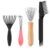 Hairbrush Cleaner Tool Set, 4 PCS Hair Brush Cleaner Rake Comb Cleaning Brush Mini Comb Cleaner Hairstylist Essentials Embedded Tool for Home and Salon Use Removing Hair Dust (4 Style)