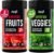 Fruits and Veggies Supplement – High Fiber Supplement for Immunity, Gut & Energy – Super Reds & Super Greens Supplements with Marshmallow Root – 240 Reds and Super Greens Powder Superfood Capsules