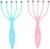 Ryoma Scalp Massager, Protable Hand Held SPA Head Massager for Deep Relaxation & Stress Reduction in The Office Home SPA Father’s Day and Mother’s Day Gifts Pink+Blue(2-Pack)