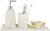Sandstone Bathroom Three-Piece Bathroom Kit Toiletries Cleaning Appliances Bath Set Bottle(E)