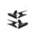 Level 3 Butterfly Clips – Hair Clamps for Hair Cutting, Styling, and Makeup – Barber and Salon Sectioning Clip for Women – 4 Pack, Black