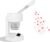 Nano Ionic Facial Steamer, 360° Rotatable Portable Mist Sprayer, Warm Mist Face Steamer for Pores Deep Cleansing Skin Moisturizing, Home SPA Facial Skin Care Device, White