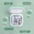 Professional Skincare Fridge with 70°C Mask Heater – 4L Top-Loading Beauty Cooler, 8-14°C Adjustable Constant Temperature, Thermal Alloy Liner, Quiet Mini Fridge, Green