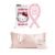 Hello Kitty x Kitsch Satin Heatless Curling Set XL (Pink Kitty Faces) & Satin Pillowcase with Zipper King Size 19″x36″ (Blush) Bundle
