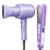 Wavytalk Blown Away onic Hair Dryer Purple and 1 Inch Negative Ion Hair Straightener