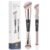 KINGMAS Foundation Concealer Brushes, 2PCS Premium Dual Ended Makeup Brush Set for Powder and Liquid Contour Blending Bronzer Concealer Cream Blush Brush