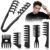 6PCS Texture Comb Wide Tooth Styling Combs for Women Men, Volumizing Texturizing Hair Comb Set for Volume Fringe Parting, ABS Plastic Barber Tool for Quiff Pompadour Slick Back
