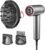 TYMO Hair Dryer with Diffuser, 1500W High-Speed Professional AIRHYPE Lite Blow Dryer with Comb for Fast Drying, 110,000RPM Brushless Motor, 200 Million Ionic Hairdryer, 3 Speeds & 4 Temps, Low-Noise