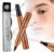 2026 New Microblading Eyebrow Pencil, Upgraded Magic Eyebrow Contouring Pencil with a Micro-Fork Tip, Premium 3D Waterproof 4 Tipped Spoolie Brush Precise Brow Pen Natural Makeup Effect (Light Brown)