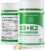 New Elements Vitamin D3 K2 10,000 IU with Magnesium Glycinate 500mg – Bone Health, Immune Support, Energy & Mood – Non-GMO, Gluten-Free, Sugar-Free Softgels for Women & Men (60 softgels)