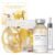 SUNGBOON EDITOR Premium Golden Glow Set, Silk Peptide Ampoule and Gold Mask Set with 24K Gold, Copper Peptides, 30 Peptides, Overnight Hydration and Radiance Care, Korean Skincare Gift Set