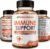 10 in 1 Immune Support Supplement (No Fillers) | Vitamin C, Zinc, Elderberry, Echinacea, Turmeric, Probiotics |Immunity Booster for Multi-System Immune Defense, Respiratory & Gut health |60 Day Supply