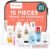 15 Piece Set Women’s Travel & Hygiene Kit with Clear Toiletry Bag, Personal Care Essentials, Single Kit or Bulk Case Packs, TSA Approved Toiletry Kit for Travel, Vacation, Everyday Essentials