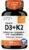 Sandhu’s Vitamin D3 K2 Magnesium 2000 IU, 50mcg K2 Capsules 120 Count (Pack of 1) | with VIT B6, Zinc & Quercetin | D3K2 Supports Superior Absorption, Energy, Immune, Muscle Health for Men & Women