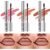 LANGMANNI 3 Colors Long-Lasting Peel Off Lip Liner Set, Waterproof & Smudge-Proof Matte Lip Liners Gift Makeup For Girls (#1+2+3)