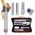 5 in 1 Hot Air Styler- Blowout Brush Hair Dryer Set for Salon Blowouts, Smooth Curls, Volumizing and Straightening, Professional Hair Styler Set, Anti-Frizz, Compact Design with Travel Bag