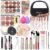 34 Pcs All in One Makeup Kit for Women Full Kit, Makeup Sets Includes Eyeshadow Palette Contour Stick Eyebrow Soap Cosmetic Brush Set Makeup Gift Set for Women Teen (A203)