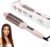 Thermal Brush, Curling Wand for Long Hair, Brush Blow Dryer with Multiple Temperature Settings, 1.5 inch Heated Round Brush, Heated Ceramic Tourmaline Ionic Comb, Anti-scalding Design