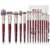 BEILI Makeup Brushes 15Pcs Professional Eyeshadow Brush Set Premium Synthetic Makeup Brushes for Liquid, Cream & Powder Eyeshadow