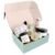 The Little Flower Soap Co – Spa Day gift Box Relaxation Kit – Handmade Candle Soap Salt Scrub and Lotion