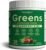 Super Greens Powder Superfood, Greens Juice Drink Mix with Spirulina, Chlorella, Adaptogens & Fiber, Digestive Enzymes, Pre + Probiotics Supplement for Women & Men Bloating & Gut Health, 30 Servings
