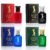 NovoGlow Solo 4-Piece Mini Fragrance Set for Men EDP – Solo Red, Blue, Black & Green – Combination of Woody, Citrus & Spicy Scents – Suitable For All Skin Types – Free of Paraben Each in 30ml Bottle